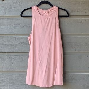 Lululemon All Tied Up Tank Top Coral Pink Size 8 Yoga Pilates Barre